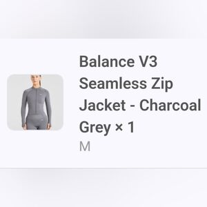 AYBL V3 Seamless Zip Jacket - Charcoal Grey
